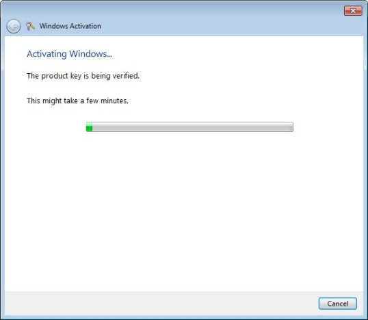 Windows活動化の7のステップ5