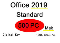 多言語のマイクロソフト・オフィス2019のキー コード、500 PCのオフィス2019の標準のキー
