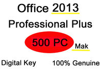 ラップトップのPCのマイクロソフト・オフィス2013のキー コード、プロダクト キーとプロ500PCオフィス2013