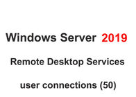 50ユーザーのWindowsサーバー2019遠隔卓上サービス512 MB分のRAM