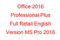 32/64のビット マイクロソフト・オフィス2016のキー コード、小売りのキー50のPCとプロ オフィス2016