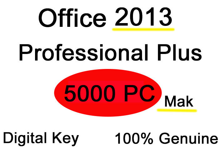5000PC Makのプロ32/64ビットとPCの活発化コード オフィス2013の専門家