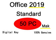 100%本物のマイクロソフト・オフィス2019のキー コードの標準50のPCの多言語