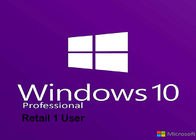 即刻配達Windows 10の専門のキー免許証の小売り1人のユーザー