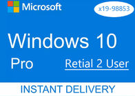 Windows 10プロ32Bit 64Bitの小売り免許証のキーのデジタル コード全体的な2ユーザー