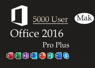 Mak 5000のユーザーのオフィス2016のプロ プラス全体的な版容積のデジタル免許証